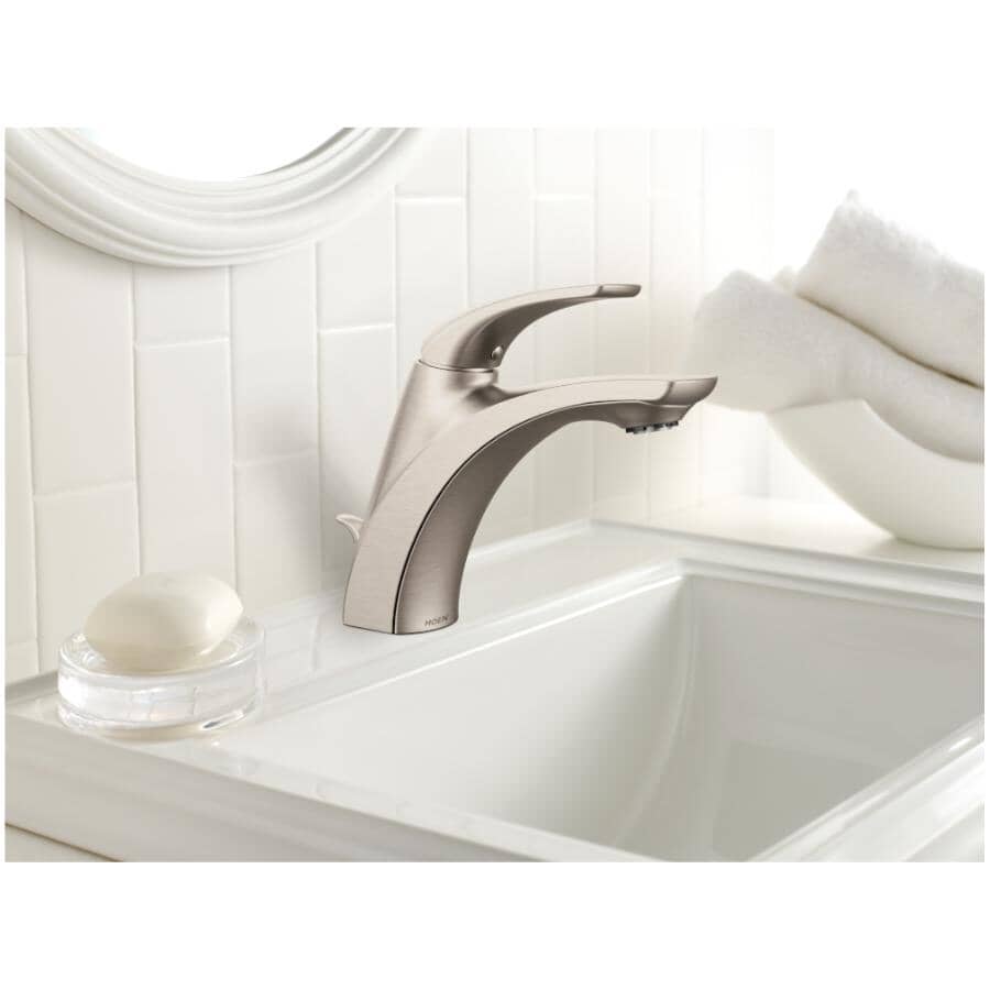 Zarina Single Handle Lavatory Faucet - Spot Resist Brushed Nickel