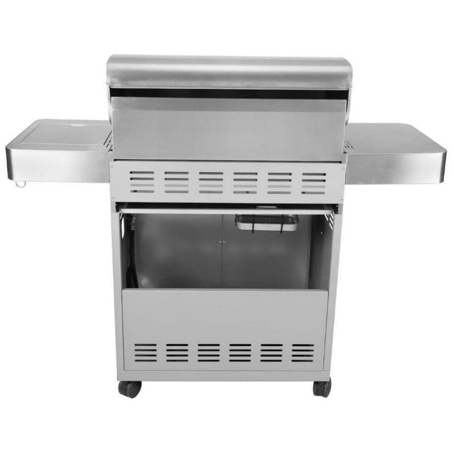 Clearview Stainless Steel Propane BBQ - 4 Burners + Side Burner