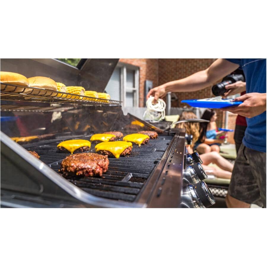 Clearview Stainless Steel Propane BBQ - 4 Burners + Side Burner