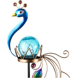 Metal Peacock Solar Garden Stake