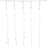 Solar Curtain Light Set - 192 Warm White LED