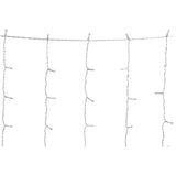 Solar Curtain Light Set - 192 Warm White LED