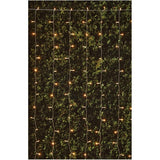 Solar Curtain Light Set - 192 Warm White LED
