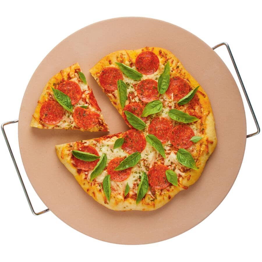 15" Pizza / Baking Stone - with Rack