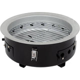 Compact Charcoal Bullet Smoker - Black, 376 sq. in.
