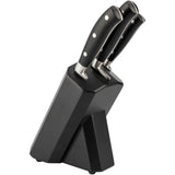 Kitchen Knife Set with Block - 4 Pc