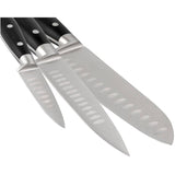 Kitchen Knife Set with Block - 4 Pc