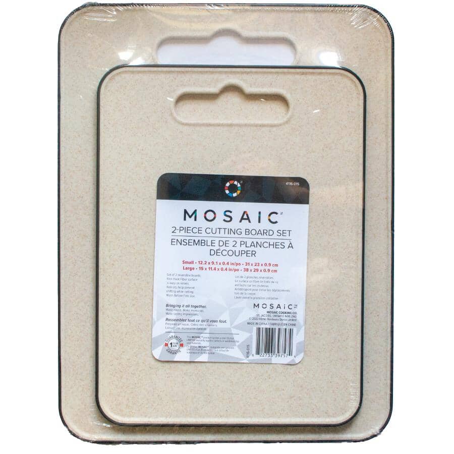 Rice Fibre Cutting Board - 2 Pc