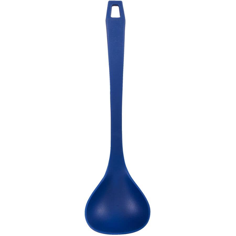 Silicone Soup Ladle - Navy Blue, 12.6"