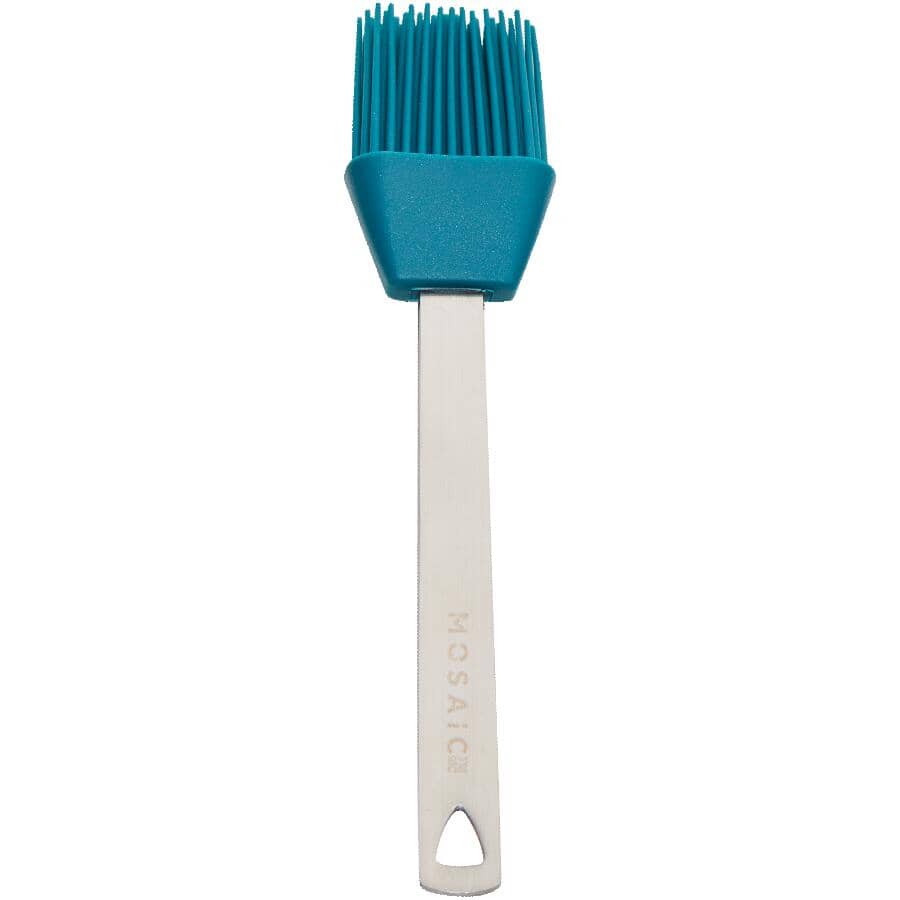 Silicone & Stainless Steel Mini Basting Brush - Assorted Colours, 7"
