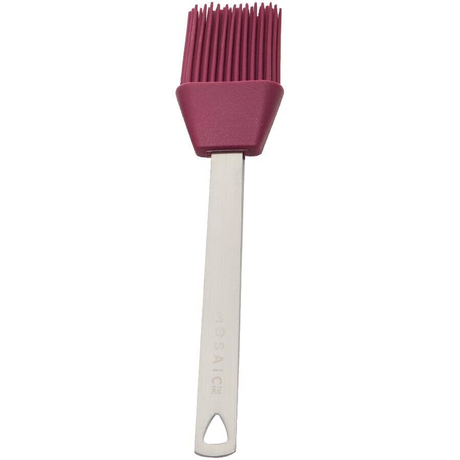Silicone & Stainless Steel Mini Basting Brush - Assorted Colours, 7"