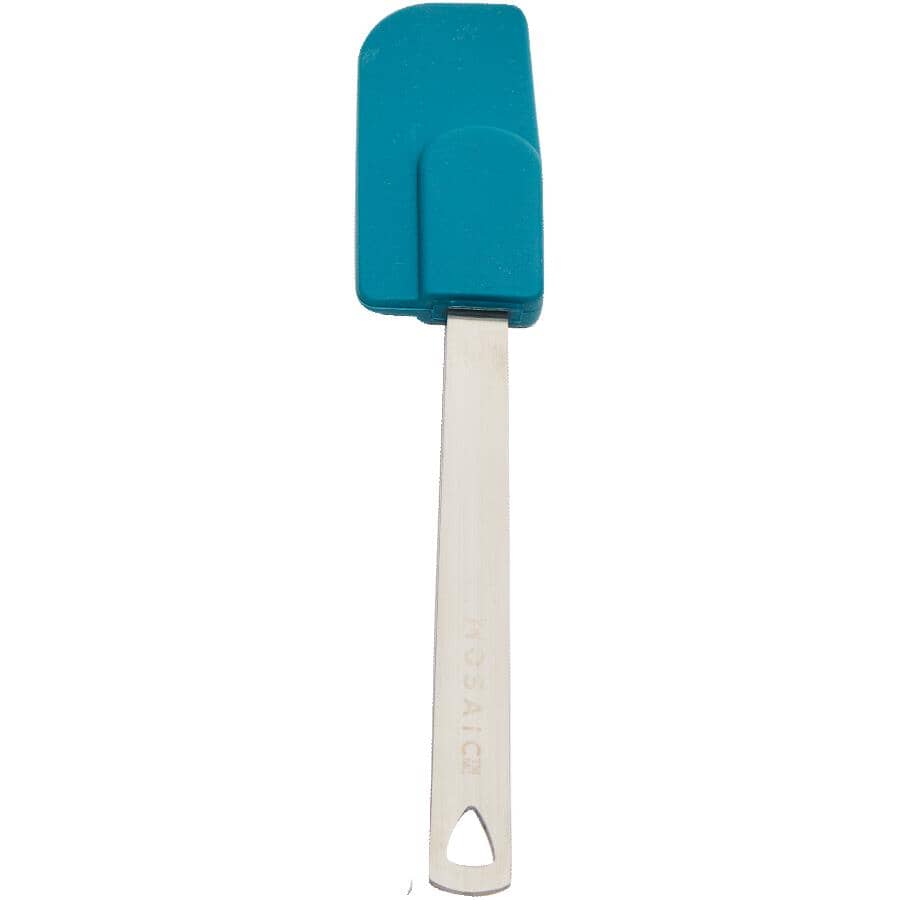 Silicone & Stainless Steel Mini Spatula - Assorted Colours, 7"