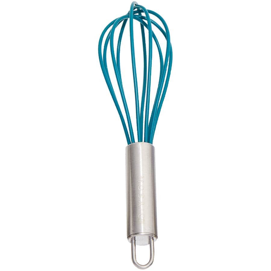 Silicone & Stainless Steel Mini Whisk - Assorted Colours, 7"