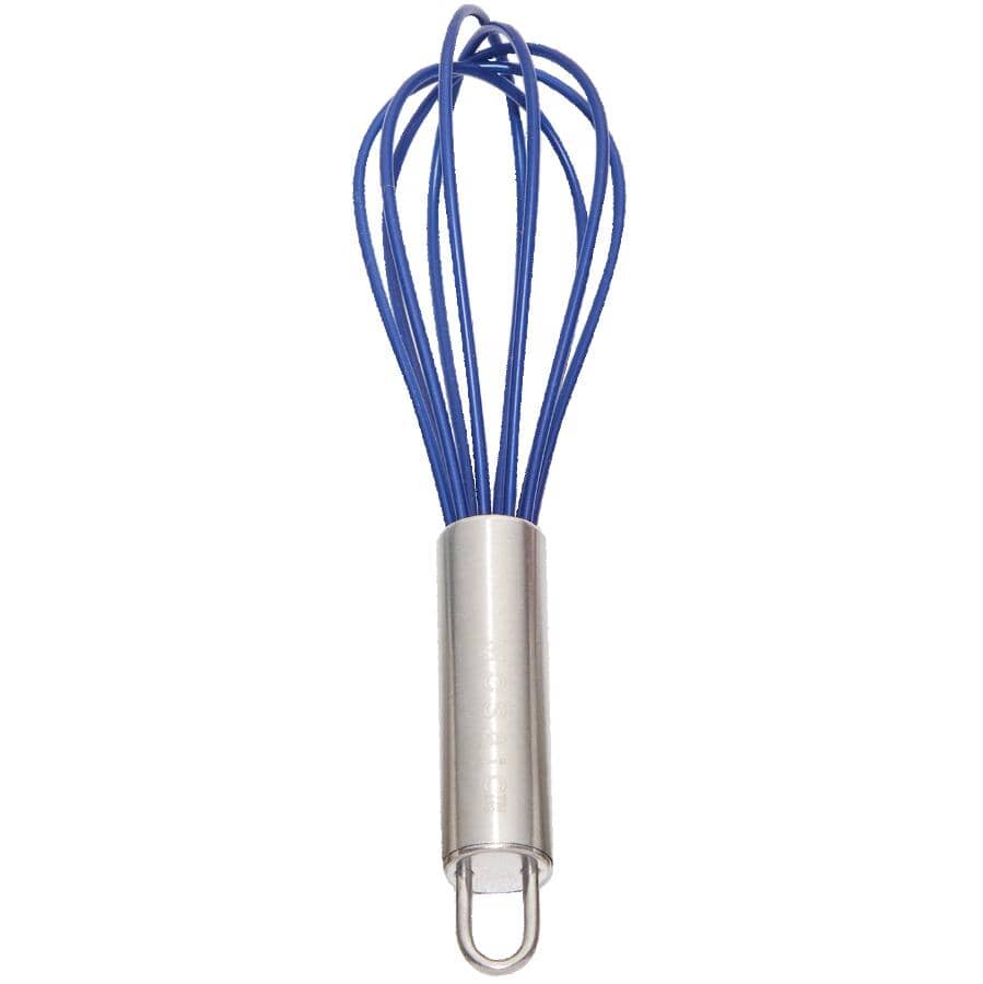 Silicone & Stainless Steel Mini Whisk - Assorted Colours, 7"