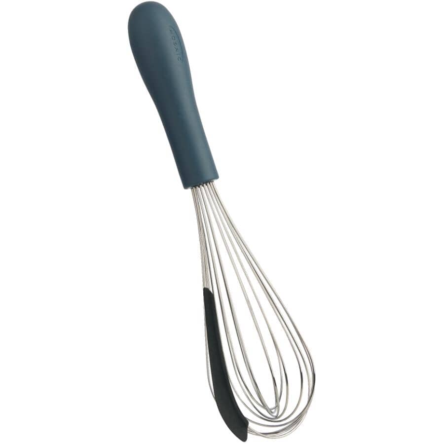 Silicone Whisk with Scraper - 12"