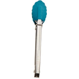 Stainless Steel & Silicone Locking Tongs - Assorted Colours, 7"