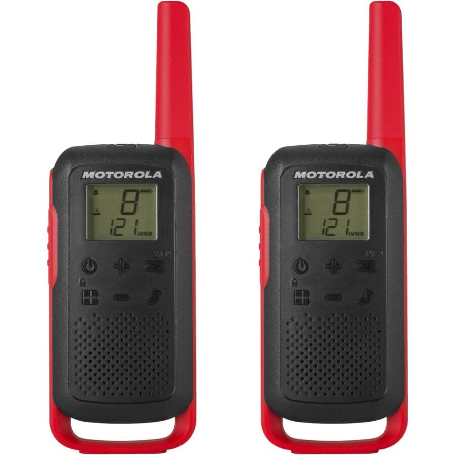 Talkabout T210-C FRS / GMRS Rechargeable Two-Way Radios - 32 km Range, 2 Pack