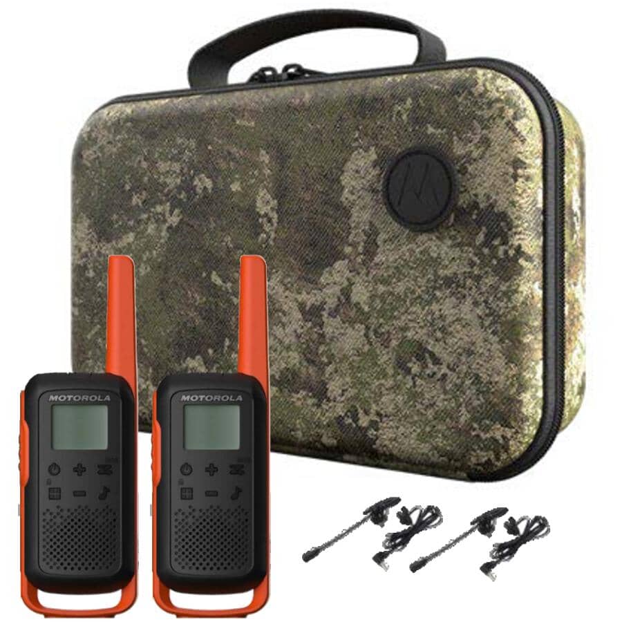 Talkabout T275 FRS / GMRS Rechargeable Two-Way Radios - 40 km Range, 2 Pack