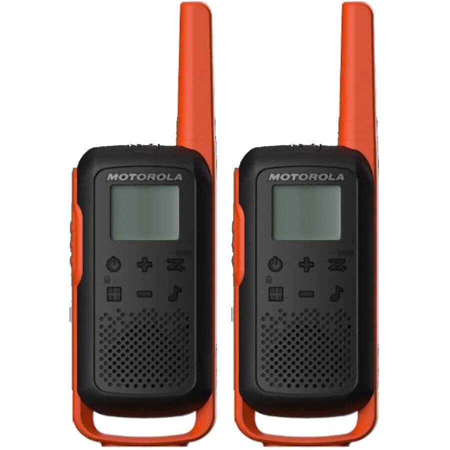 Talkabout T275 FRS / GMRS Rechargeable Two-Way Radios - 40 km Range, 2 Pack