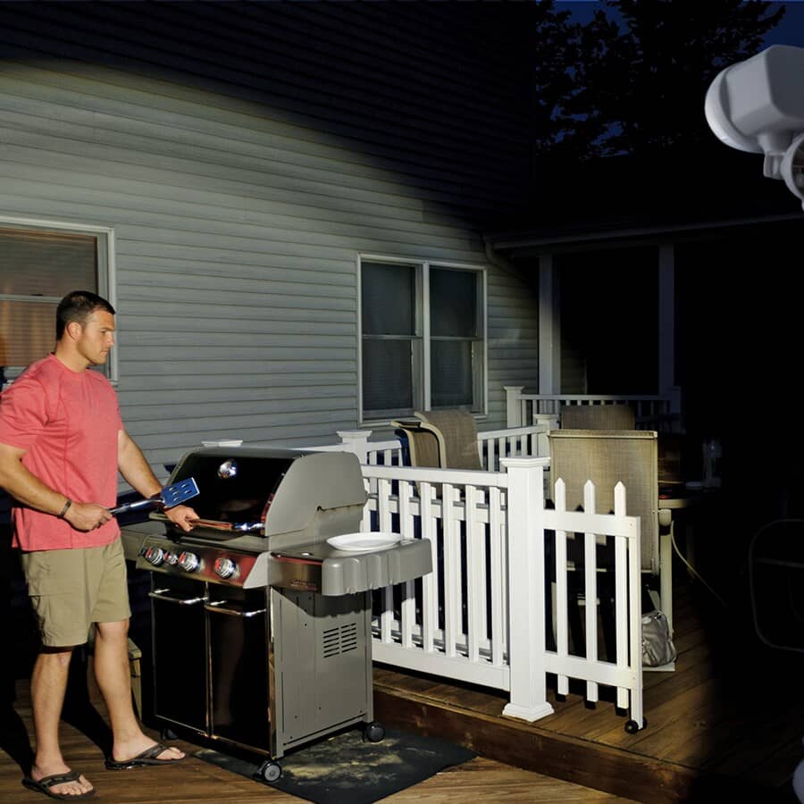 UltraBright Battery Operated Motion Sensor LED Spotlight - White, 300 Lumens