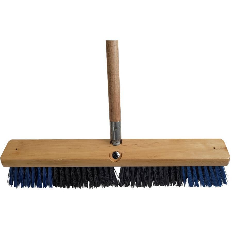 54" Lacquered Broom Handle - with 15/16" Metal Tip