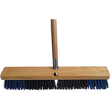 54" Lacquered Broom Handle - with 15/16" Metal Tip