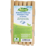 Regular Bamboo Clothespins - 48 Pack