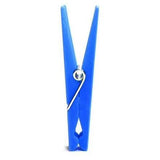 Plastic Clothespins - Blue, 30 Pack