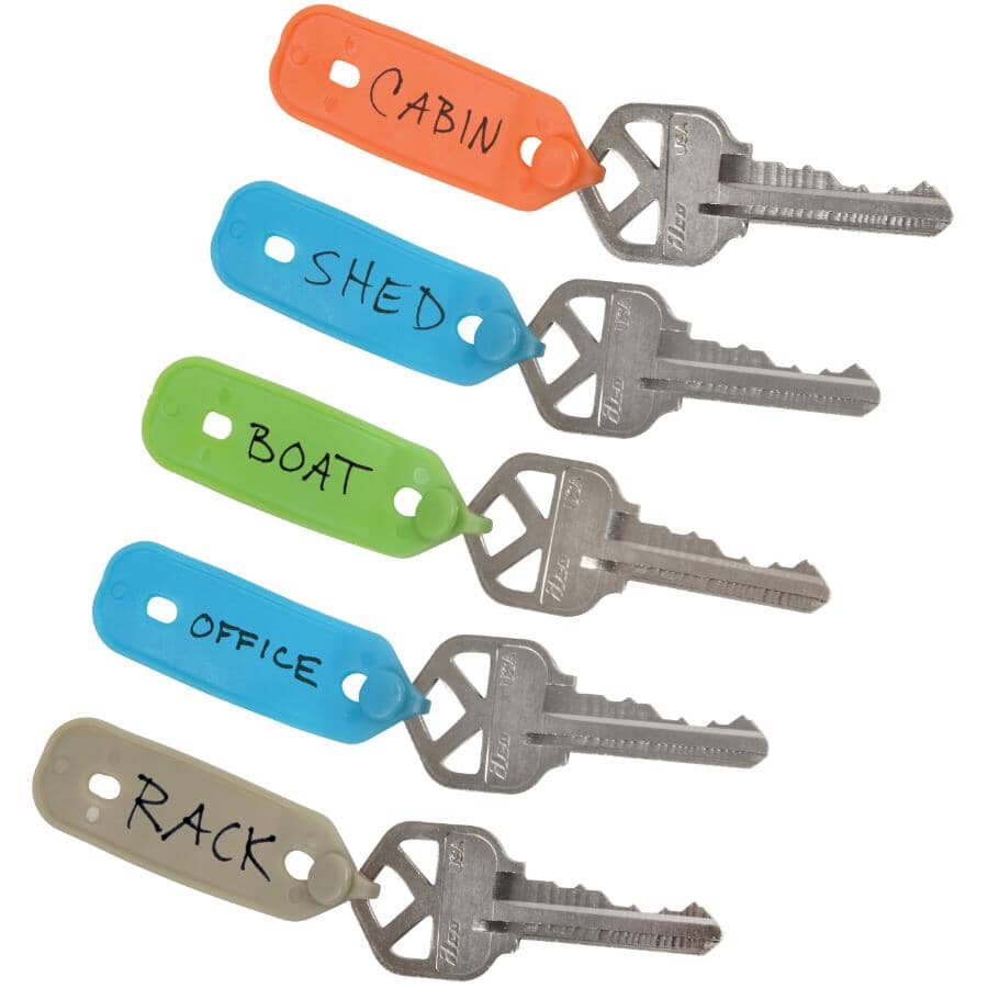 5 Pack Key Tag Identifiers