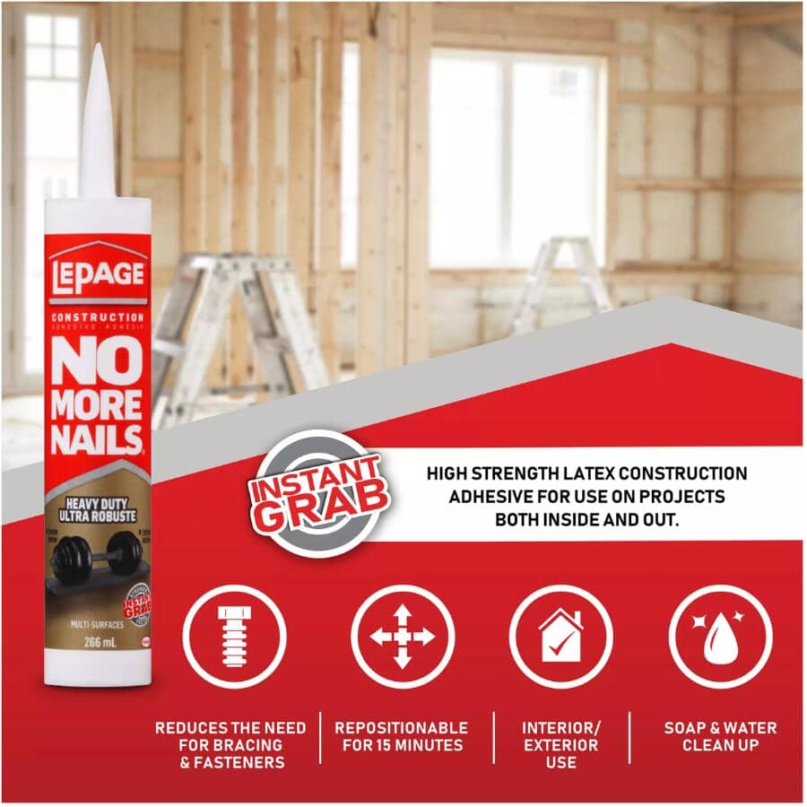 Heavy Duty Construction Adhesive - 266 ml