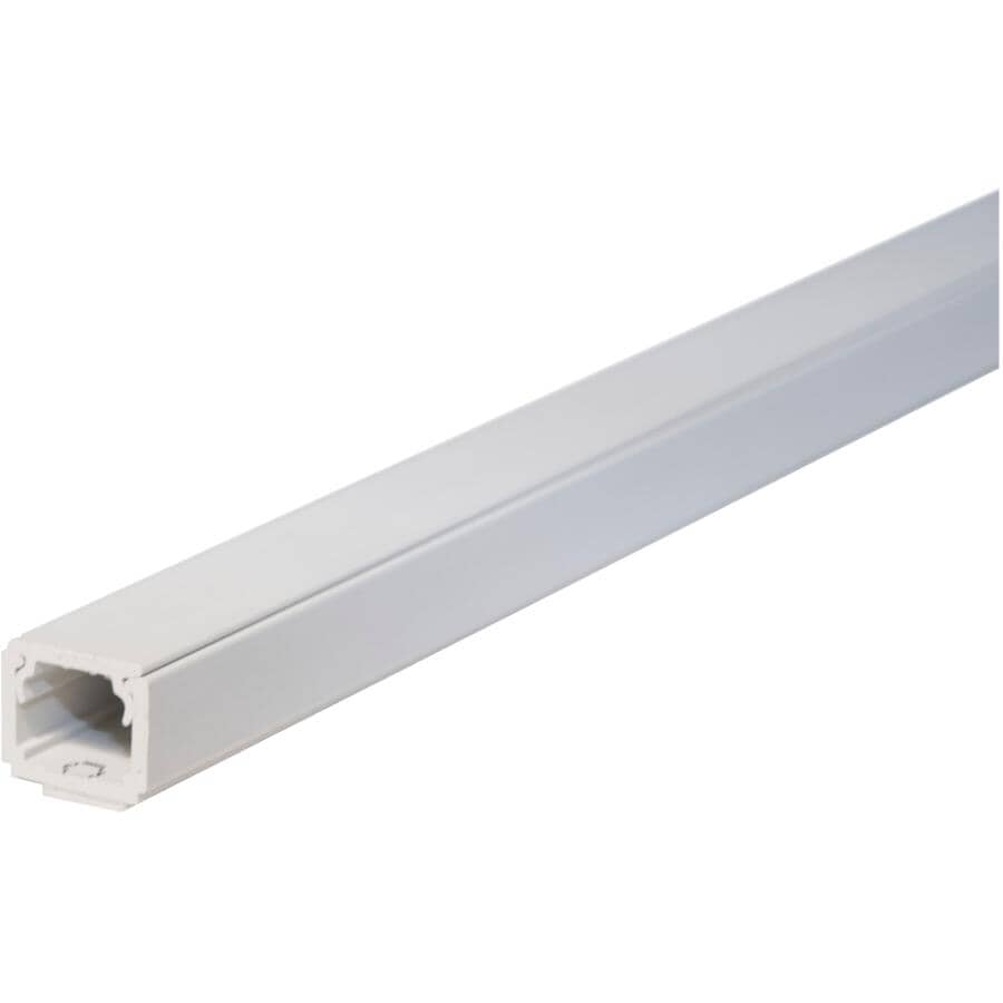 Small 6' White Cord Conceal Raceway