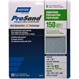 150 Grit Aluminum Oxide Sandpaper - 9" x 11", 3 Pack
