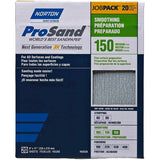 150 Grit Aluminum Oxide Sandpaper - 9" x 11", 20 Pack