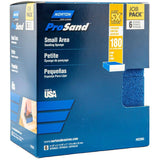 5X ProSand Small Area Sanding Sponge - Fine, 180G, 6 Pack