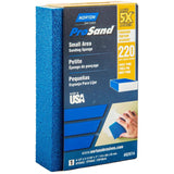 5X ProSand Small Area Sponge - 220G, 4-1/2" x 2-11/16" x 1"