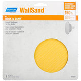 WallSand 9" Hook & Loop Drywall Sandpaper - 150 Grit,  3 Pack