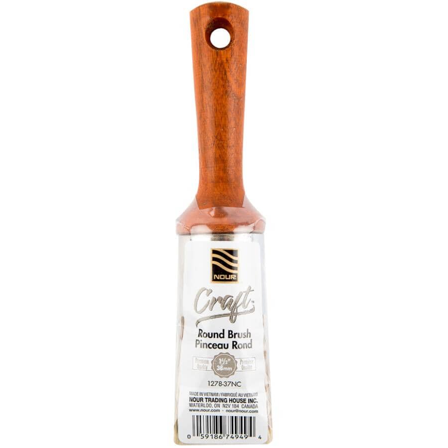 Wax & Paint Round Brush - 1.5"/38 mm