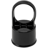 1-1/2" Black Line Fencing Post Cap - with 1-1/4" Ring