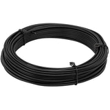 100' Black Vinyl Bottom Wire - 9 Gauge
