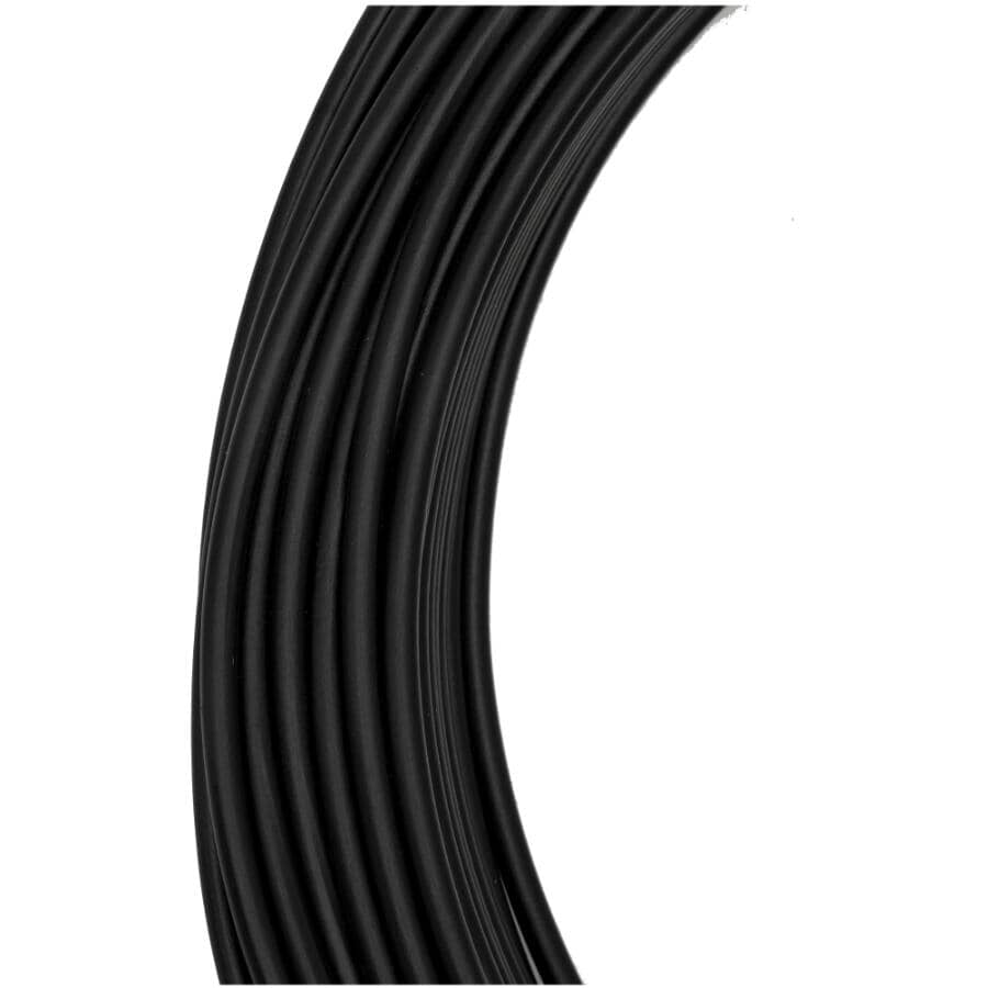 100' Black Vinyl Bottom Wire - 9 Gauge