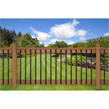 38" Rectangular Black Steel Balusters - 10 Pack