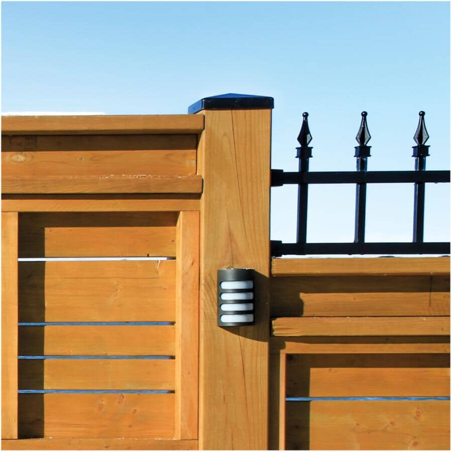 5" x 5" Black Eazy Cap Steel Fence Post Cap