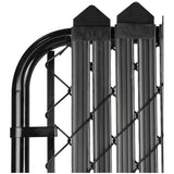 48" Black Chainlink Privacy Slats - 80 Pack