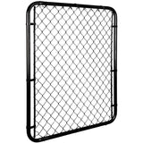 48"H x 42"W Black Chain Link Gate - with 2" Squares, 11 Gauge