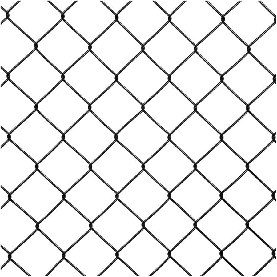 48"H x 42"W Black Chain Link Gate - with 2" Squares, 11 Gauge