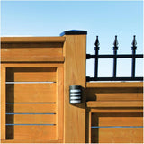 5-1/2" x 5-1/2" Black Eazy Cap Steel Fence Post Cap