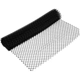 5' x 50' Black Vinyl Link Fence - with 1.5" Squares, 11 Gauge