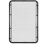 60"H x 42"W Black Chain Link Gate - with 2" Squares, 11 Gauge