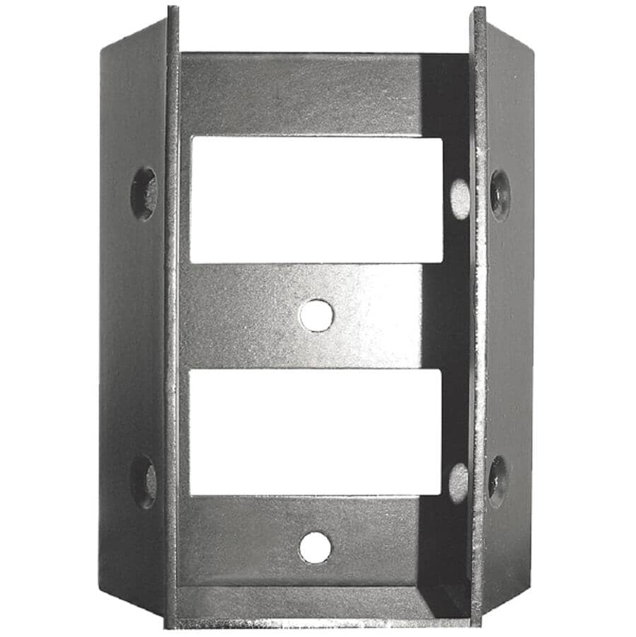 Stair & Deck Rail Connectors - Black, 4 Pack