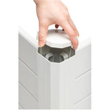 48" x 48" x 15" Premium Raised Garden Bed - White